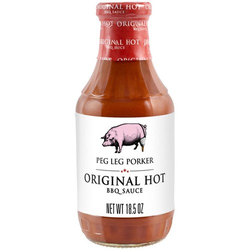 PEG LEG PORKER HOT B 18 OZ
