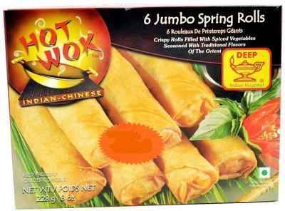 Deep Frozen Vegetable Jumbo Spring Roll