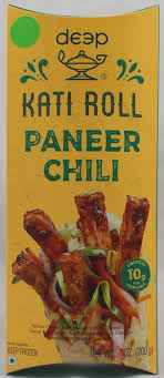 Deep Paneer Chili Kati Roll