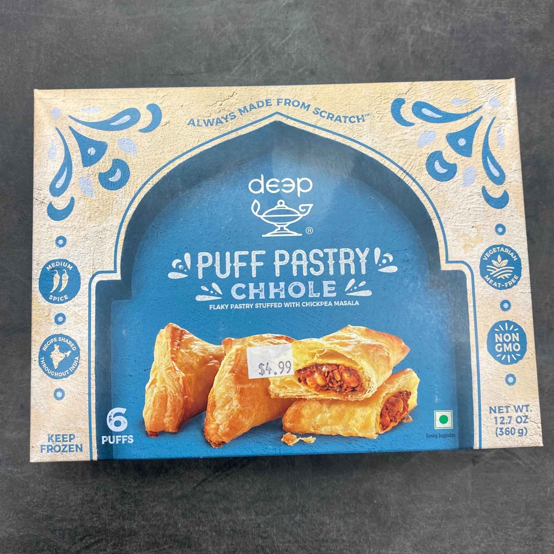 Deep Chhole Puffs