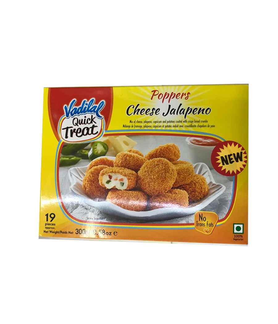 VADILAL POPPERS CHEESE JALAPENO