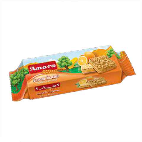 Amara Cream Biscuit Orange