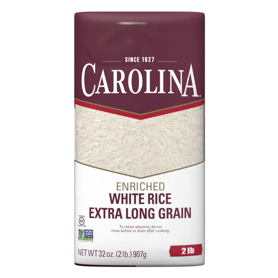 Carolina  Enriched Rice Extra Long Grain Gluten Free 2 LBS