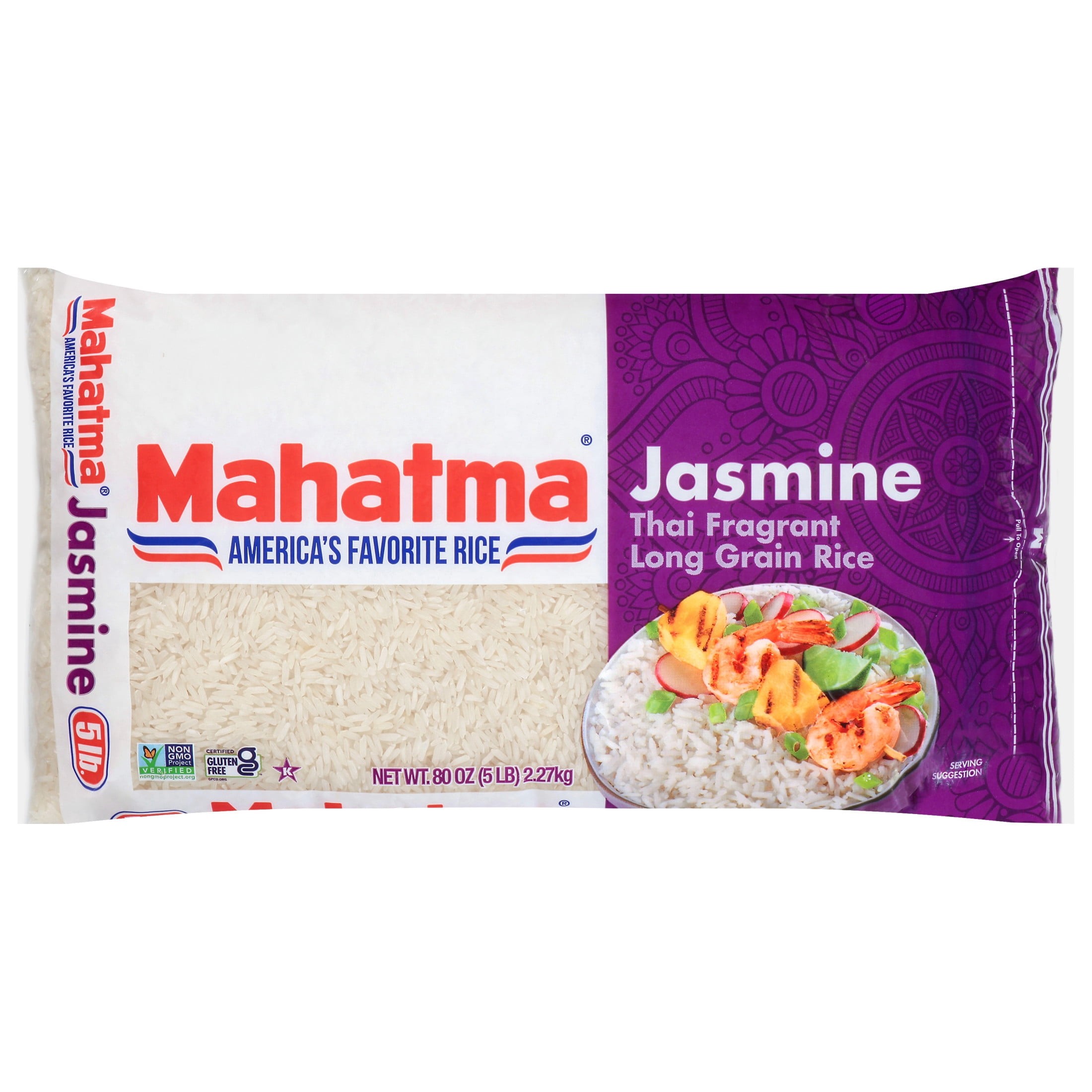 Mahatma:Jasmine Enriched Long Grain Thai Fragrant 5 LBS