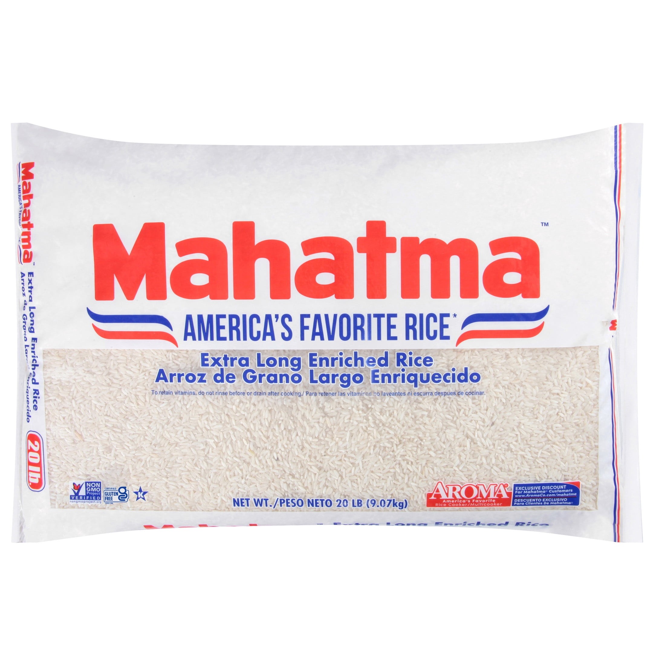 Mahatma Long Grain White Rice 20 LBS