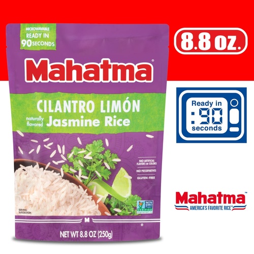 MAHATMA RTS CLNTRO LIME JASMINE RICE     8.8 OZ