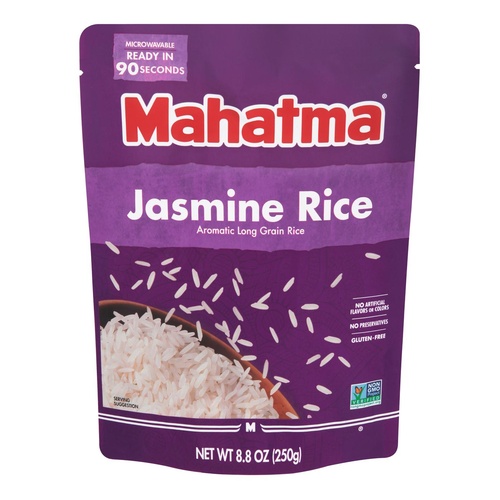 MAHATMA RTS JASMINE RICE                 8.8 OZ