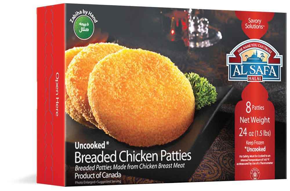 Al Safa Breaded Chicken Patties