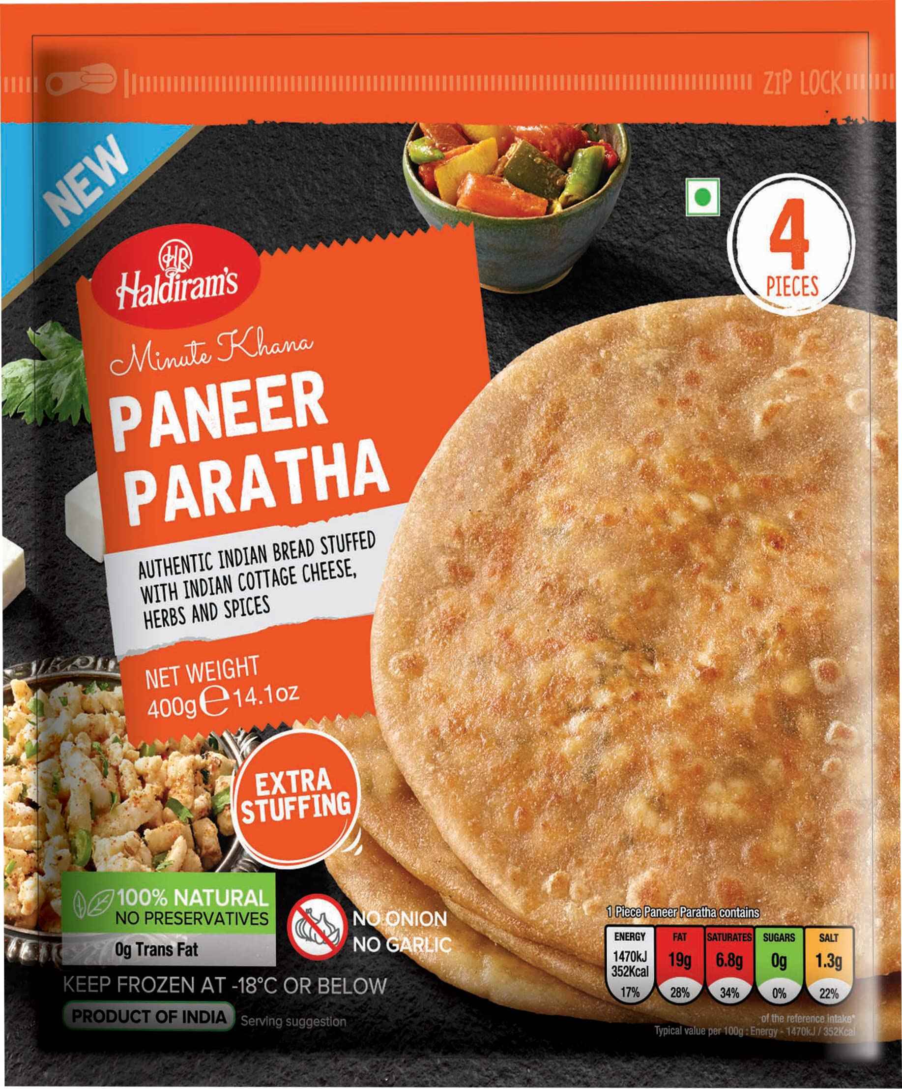 HALDIRAM PANEER PARATHA