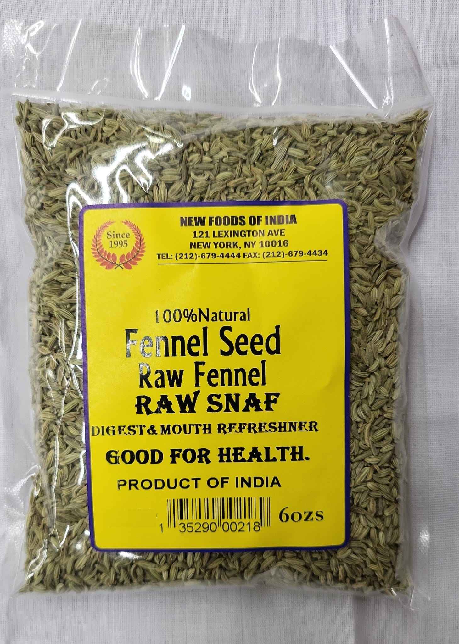 Natural Fennel Seed Raw Fennel