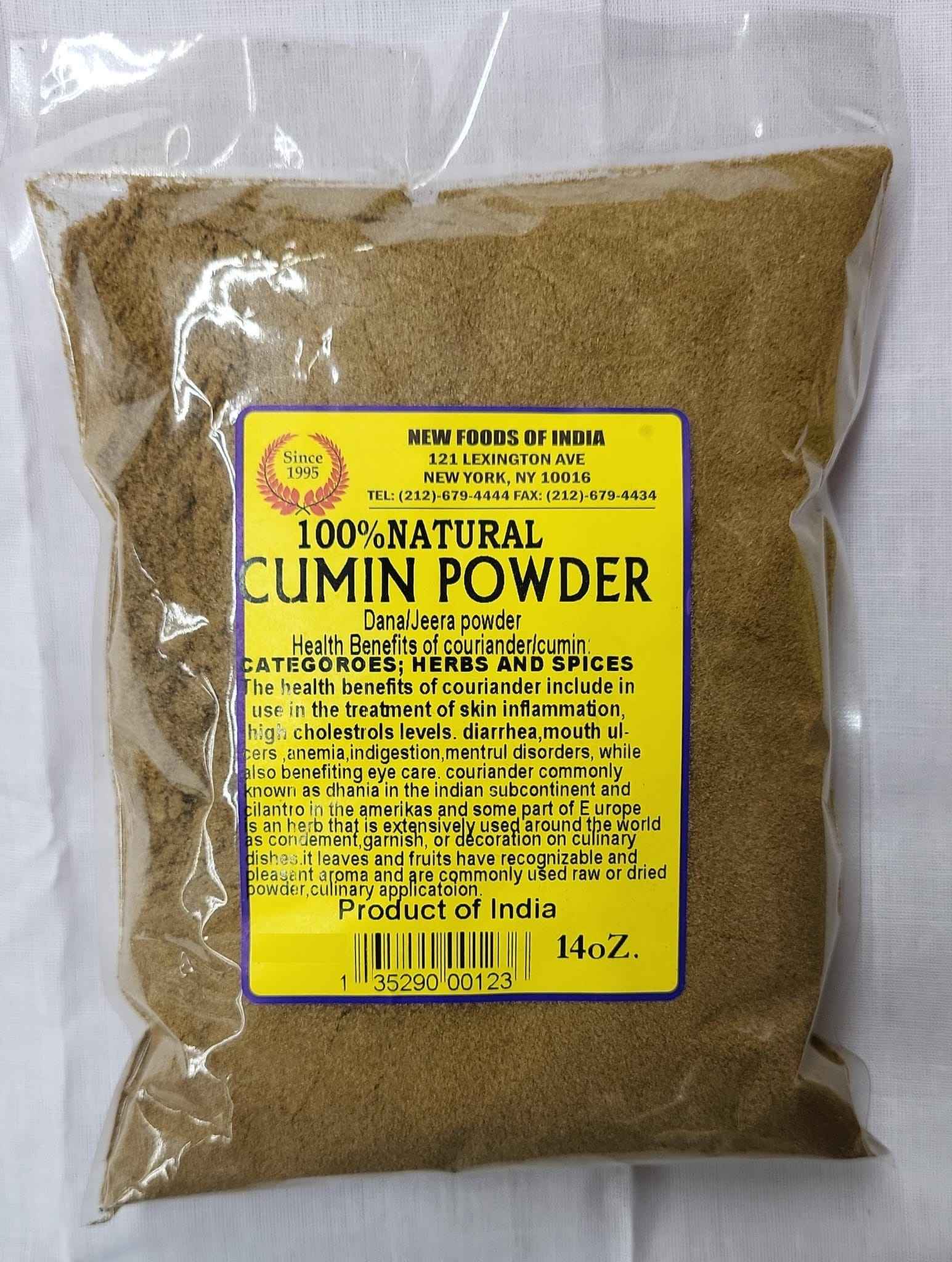 Natural Cumin Powder