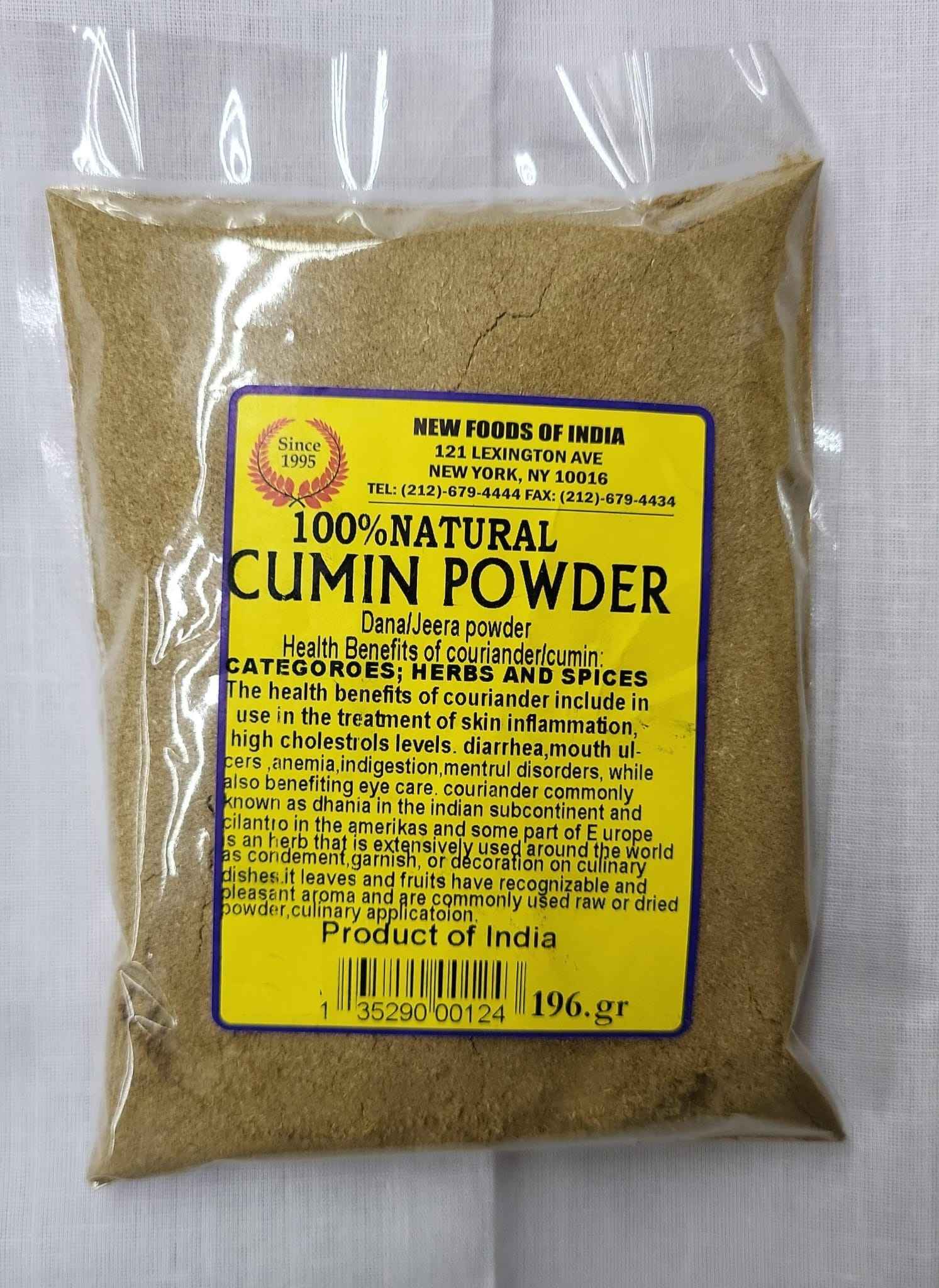 Natural Cumin Powder