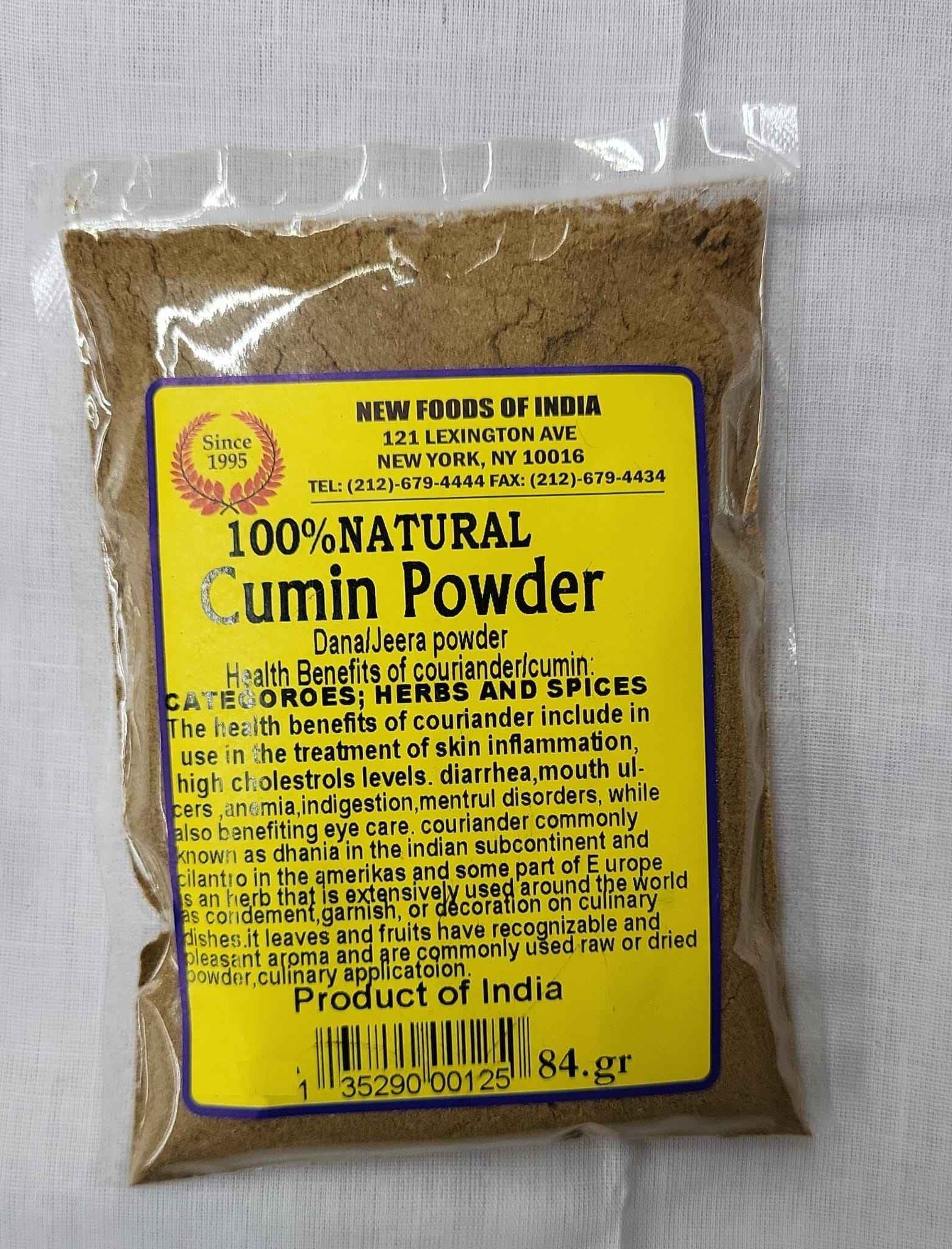 Natural Cumin Powder