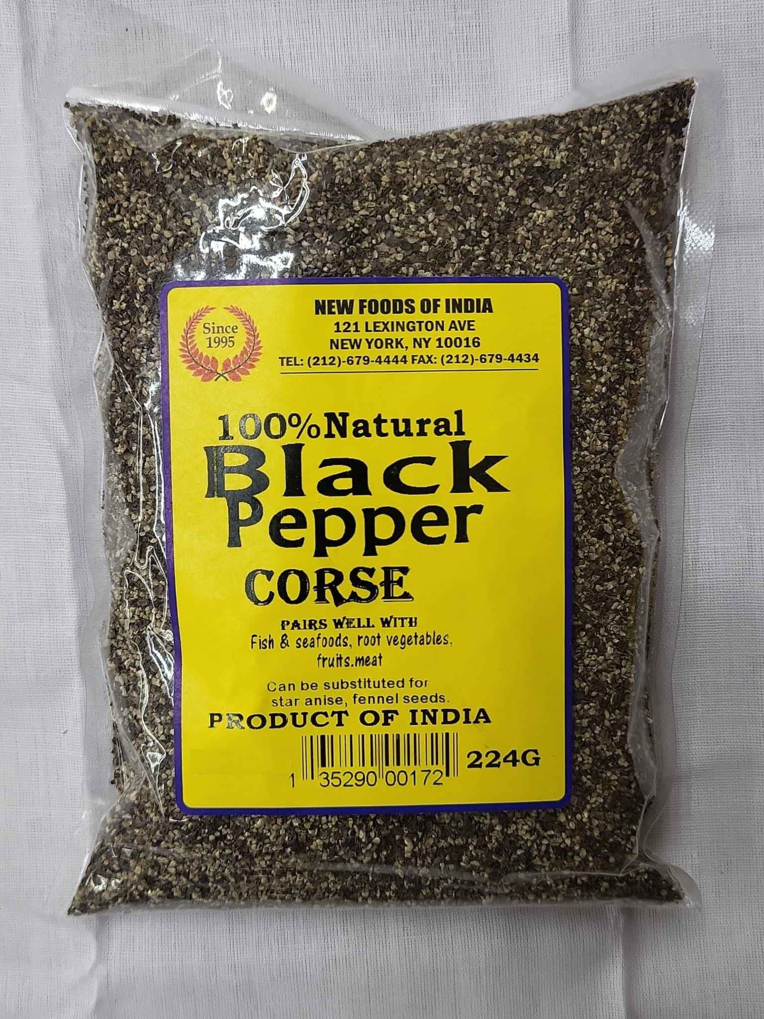 Natural Black Pepper Corse