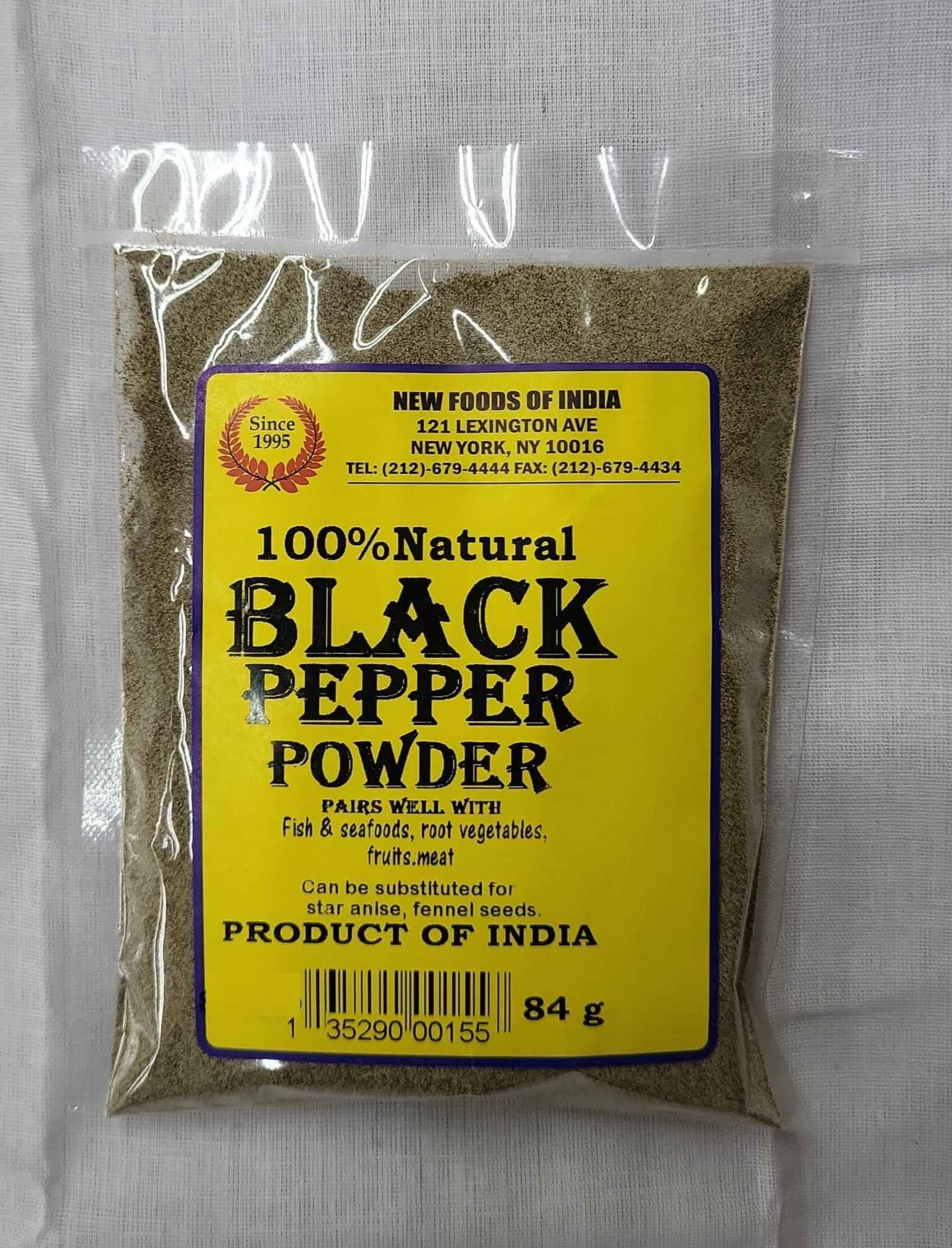 Natural Black Pepper Powder