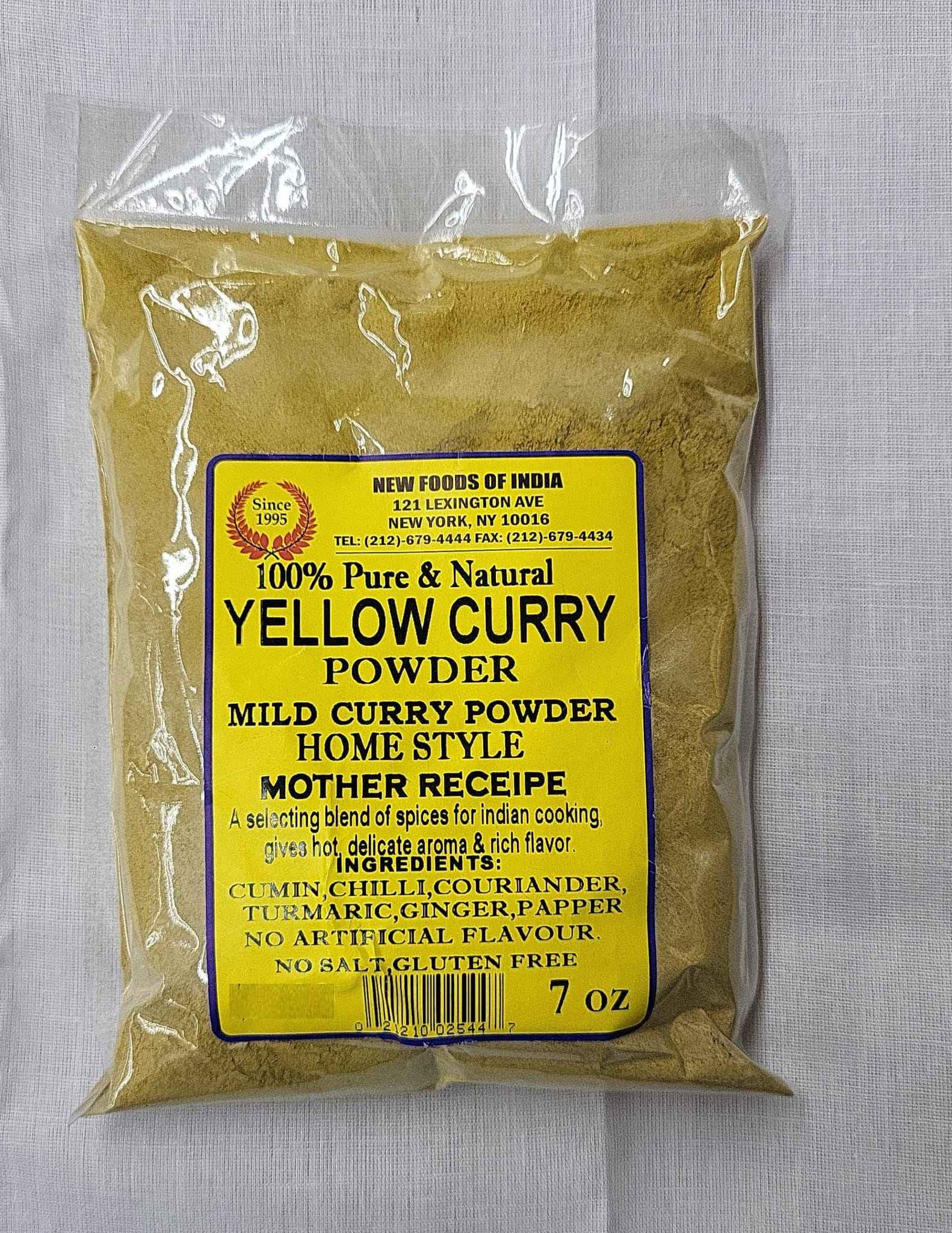 Pure And Natural Yellow Curry Powder Homestyle