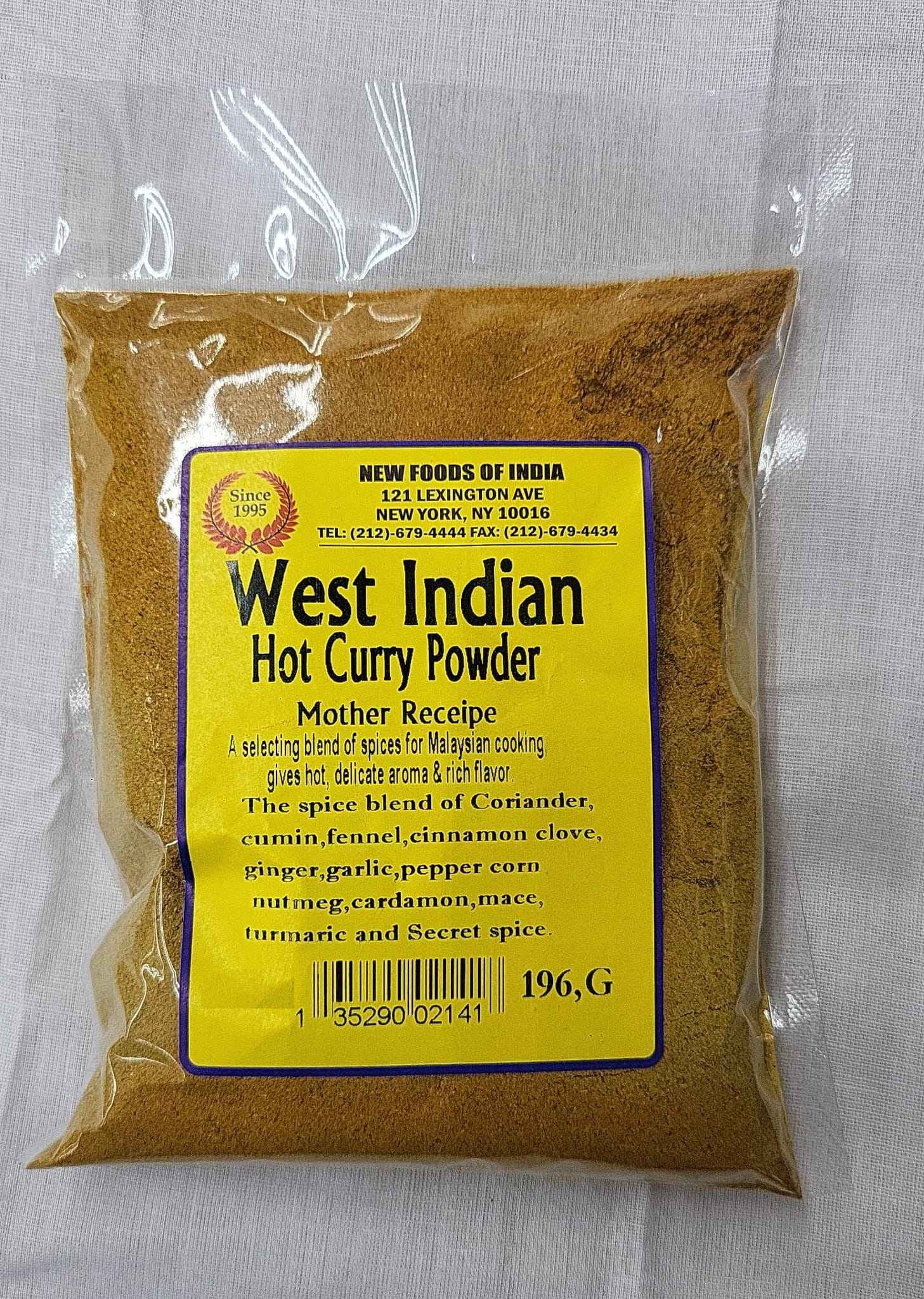 West Indian Hot Curry Powder