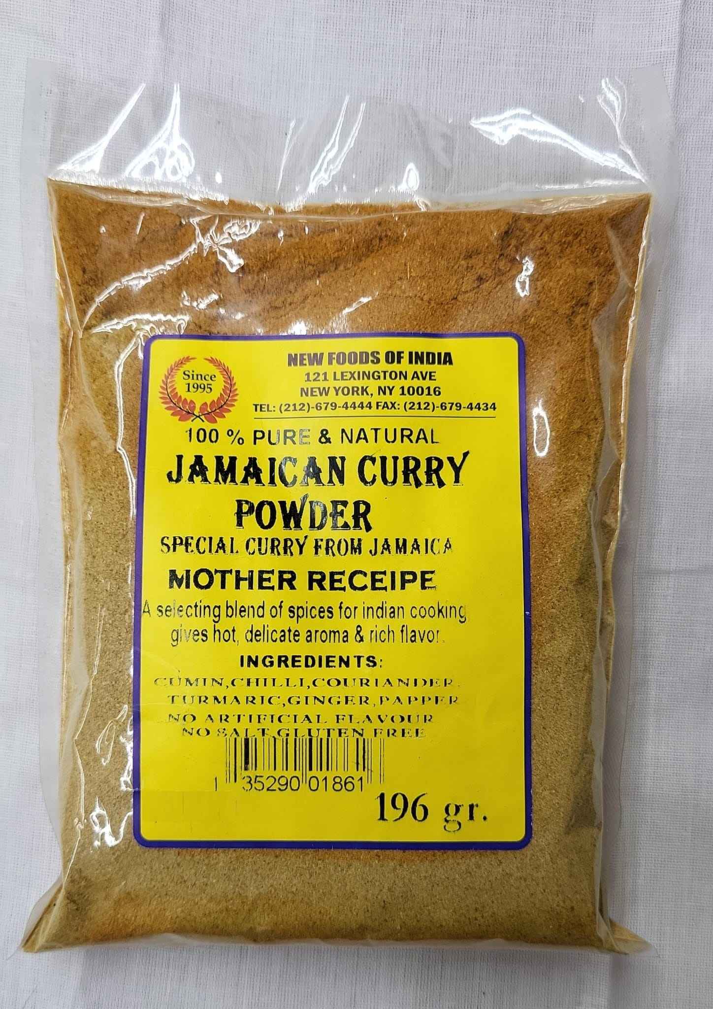 Pure And Natural Jamaican Curry Powder