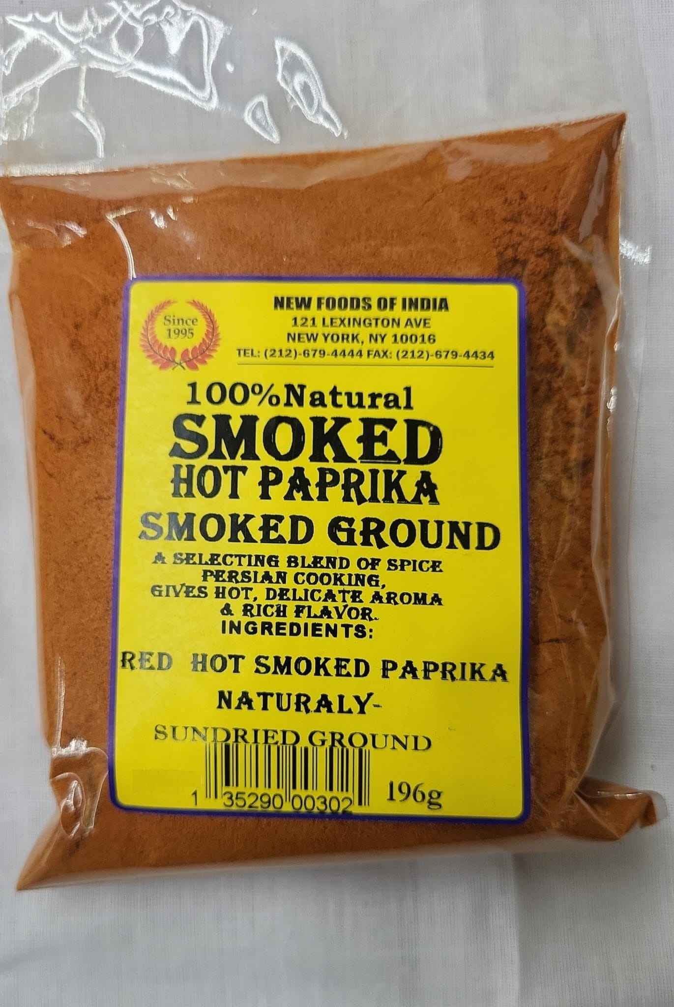 Natural Smoked Hot Paprika Ground
