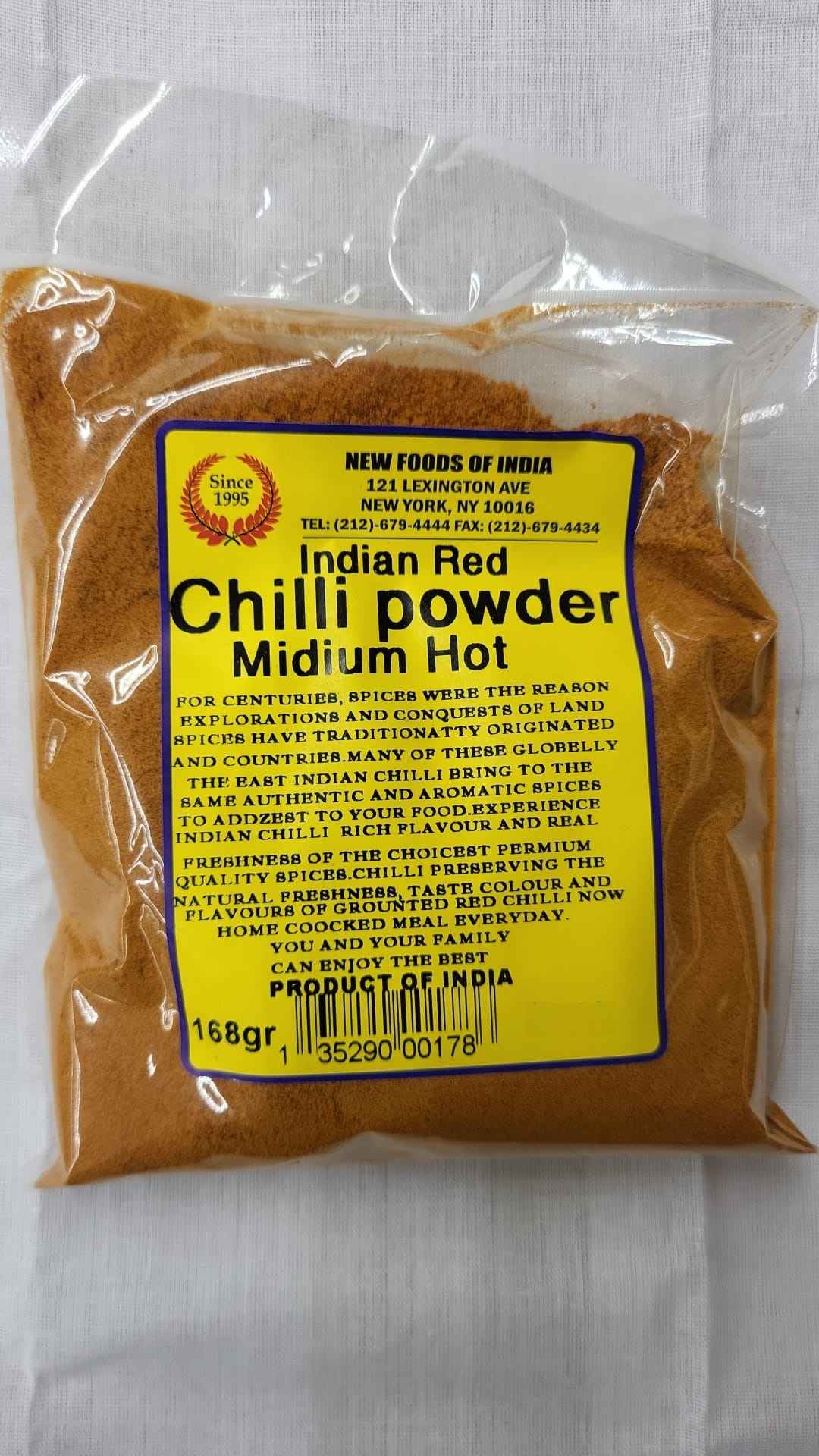Indian Red Chilli Powder Midium Hot