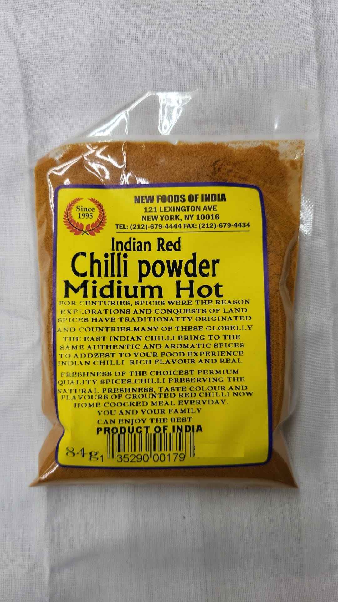 Indian Red Chilli Powder Midium Hot