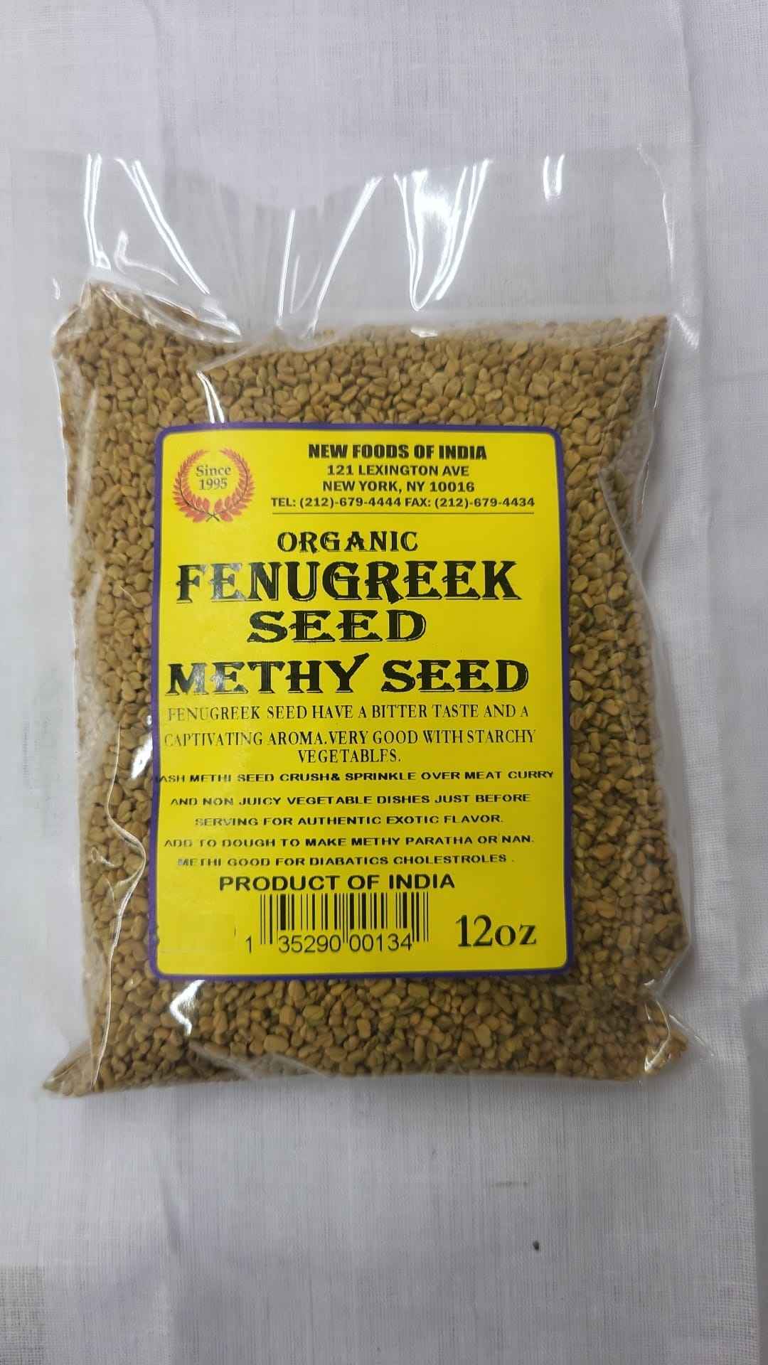Organic Fenugreek Seed