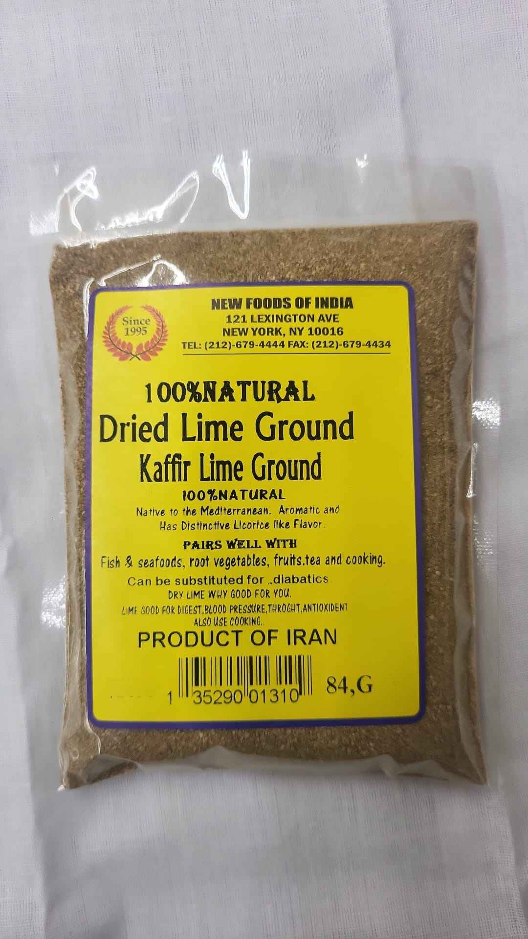 Natural Dried Lime Ground