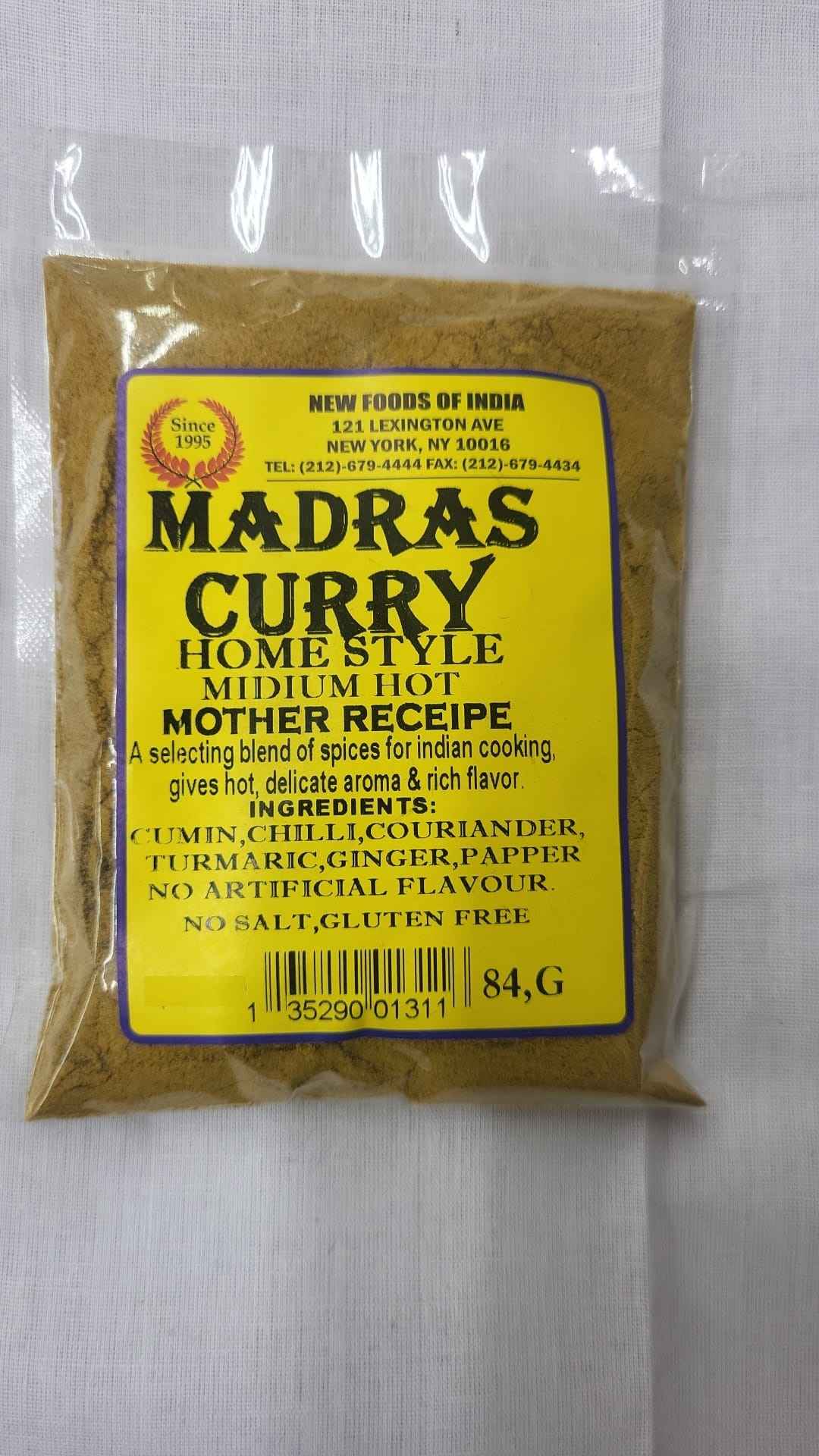 Madras Curry Homestyle Midium Hot
