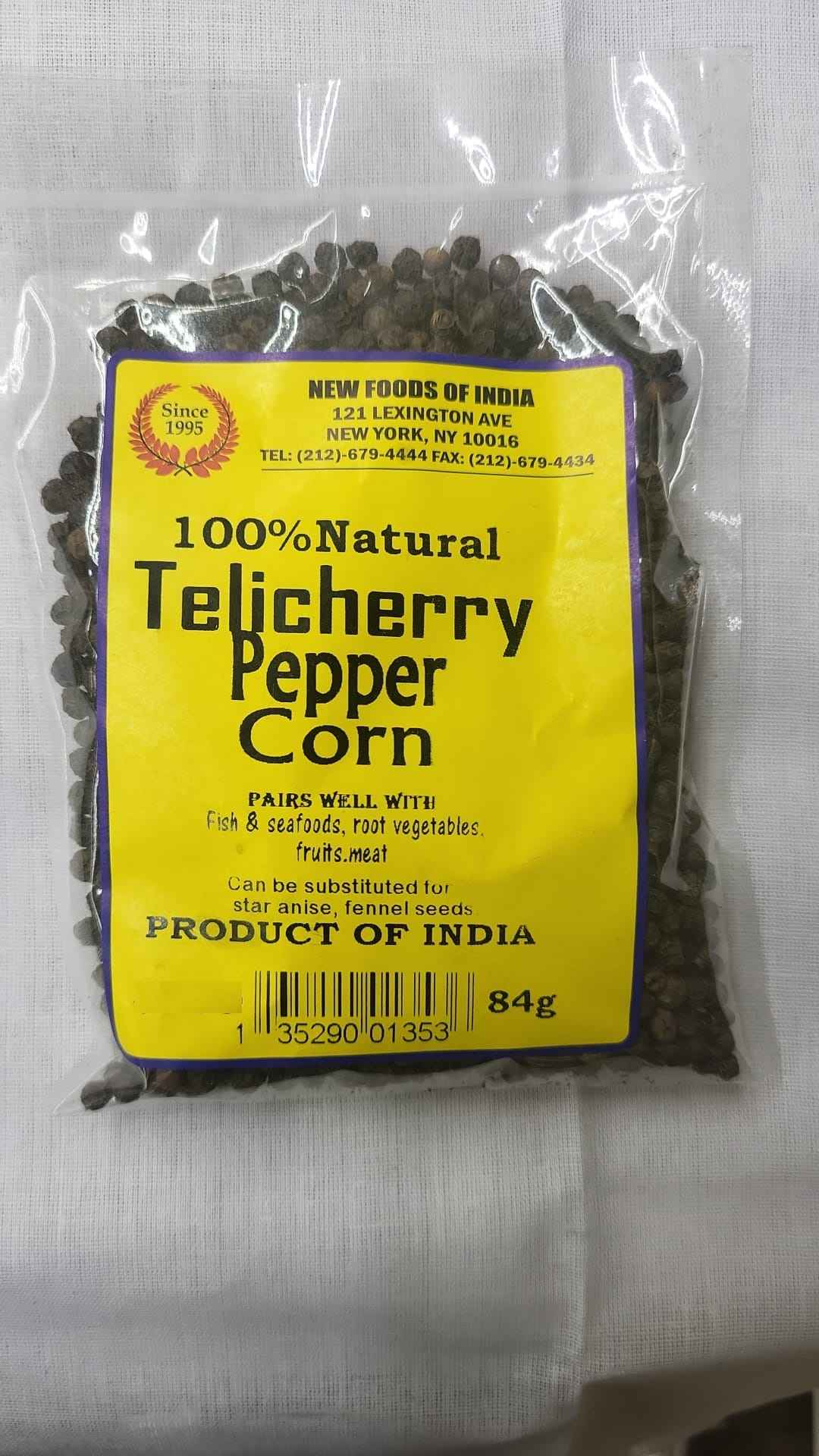 Natural Telicherry Pepper Corn