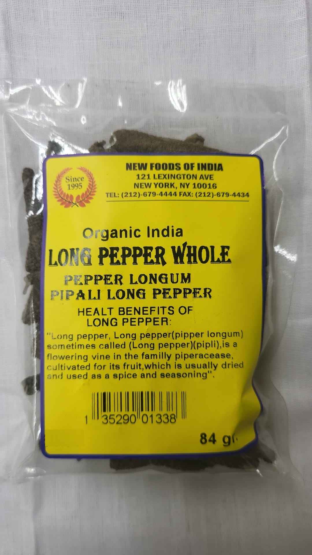 Organic India Long Pepper Whole