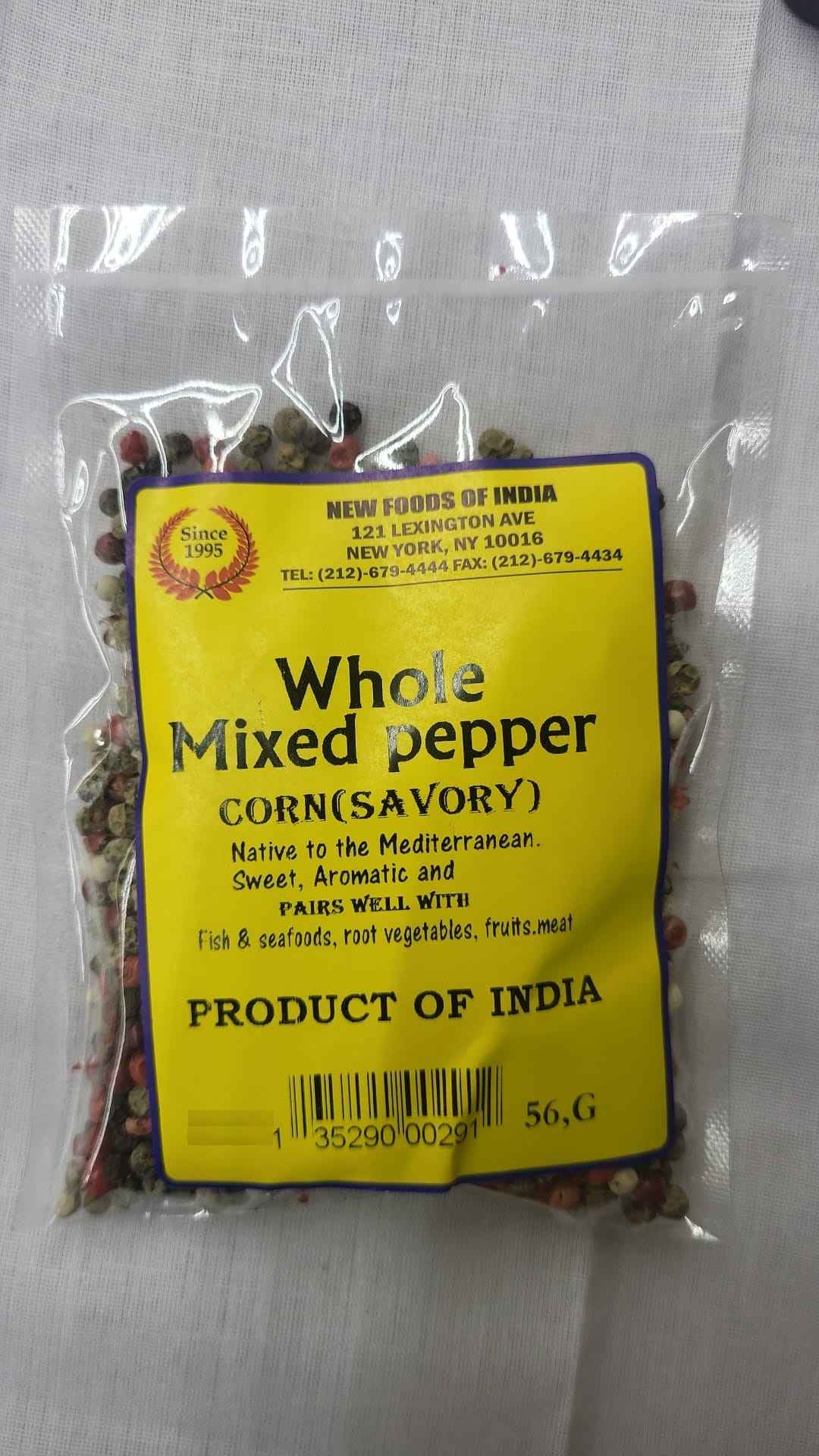 Whole Mixed Pepper