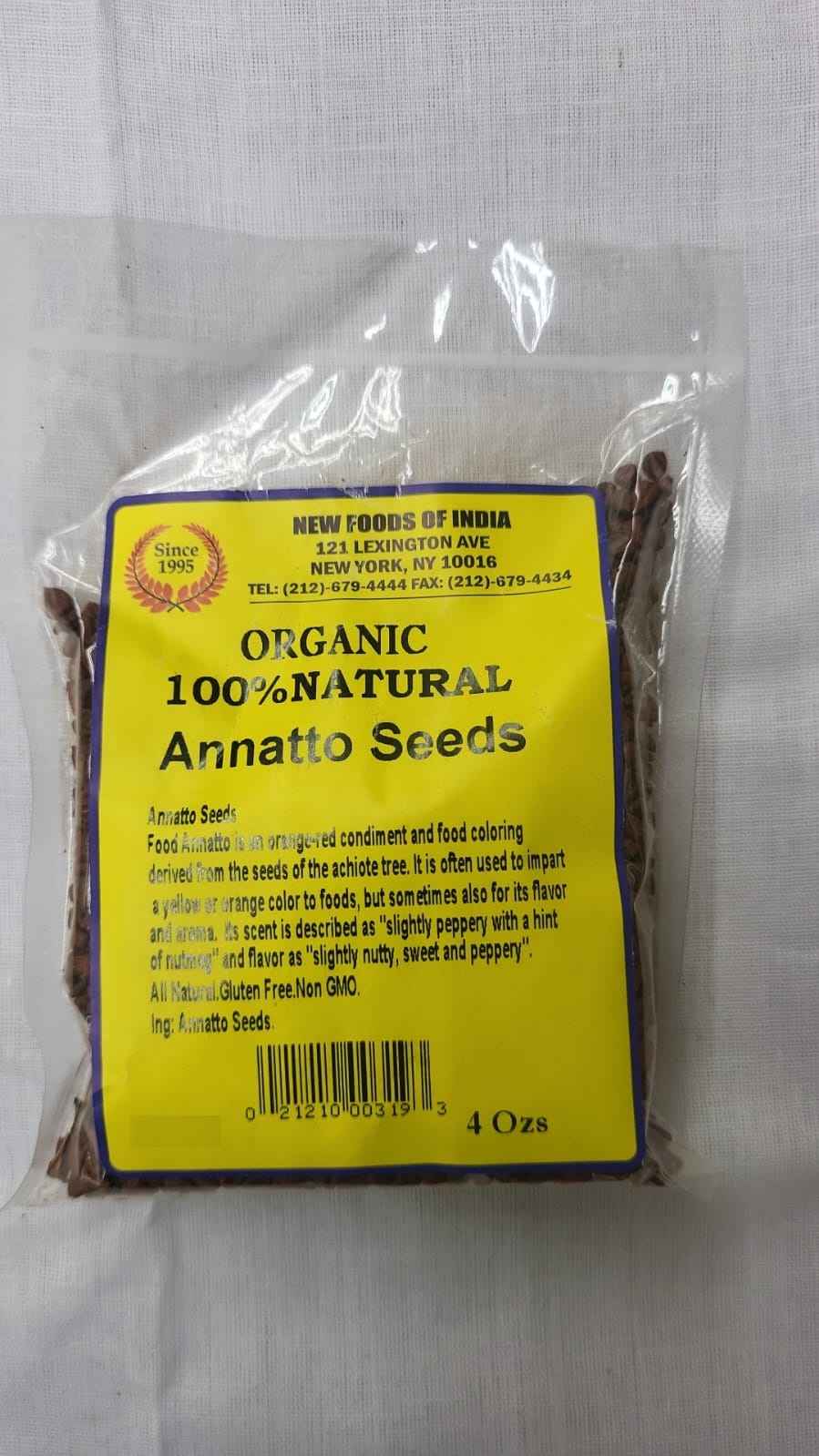 Organic Natural Annatto Seeds