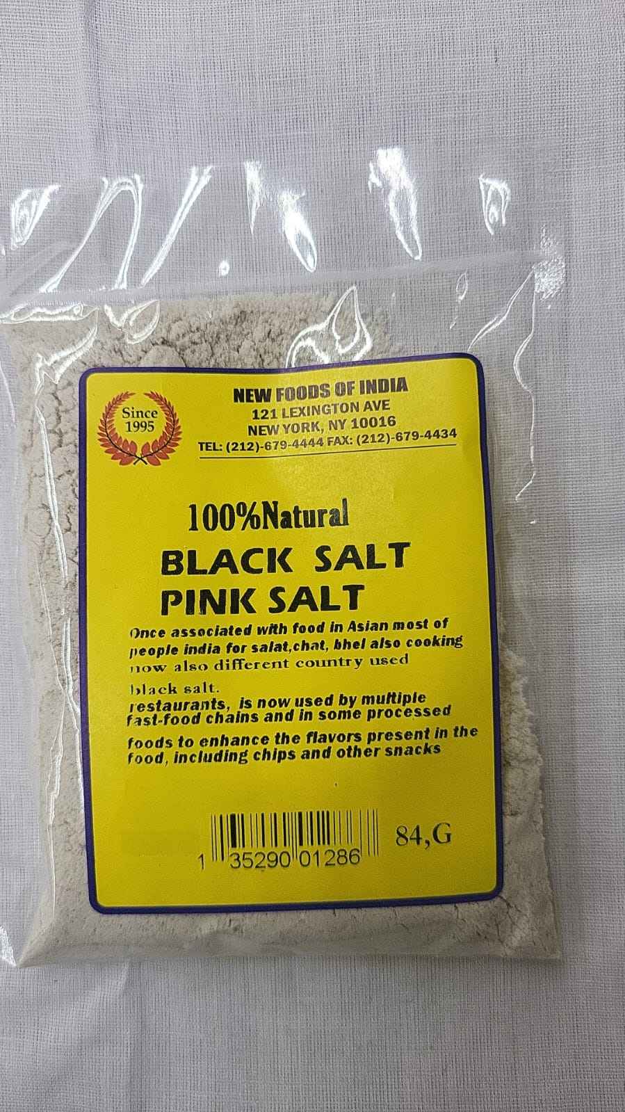 Natural Black Salt Pink Salt