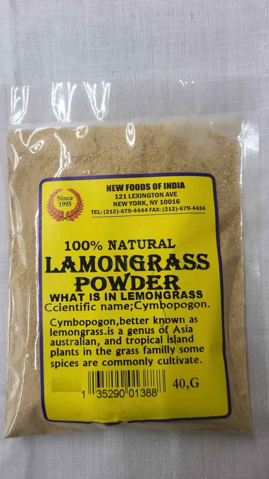 Natural Lemon Grass Powder