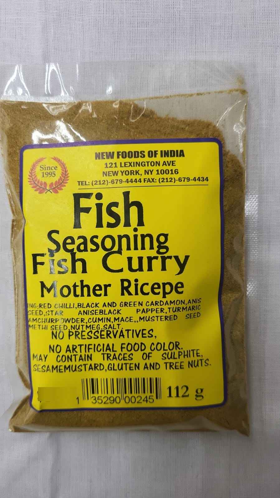 Fish Seasoning Fish Curry