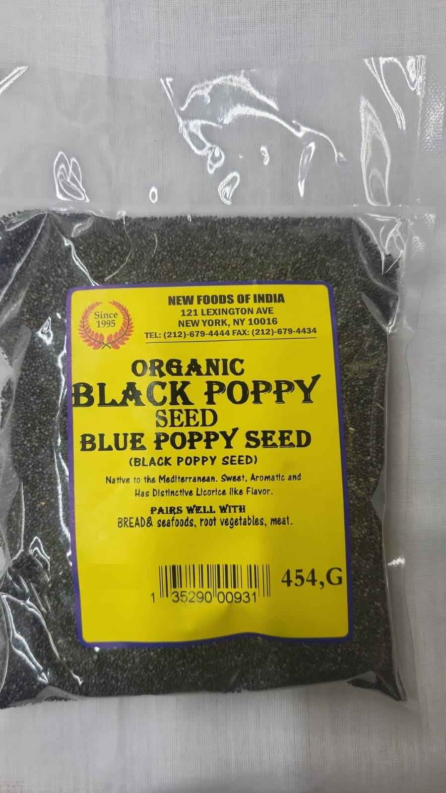 Organic Black Poppy Seed