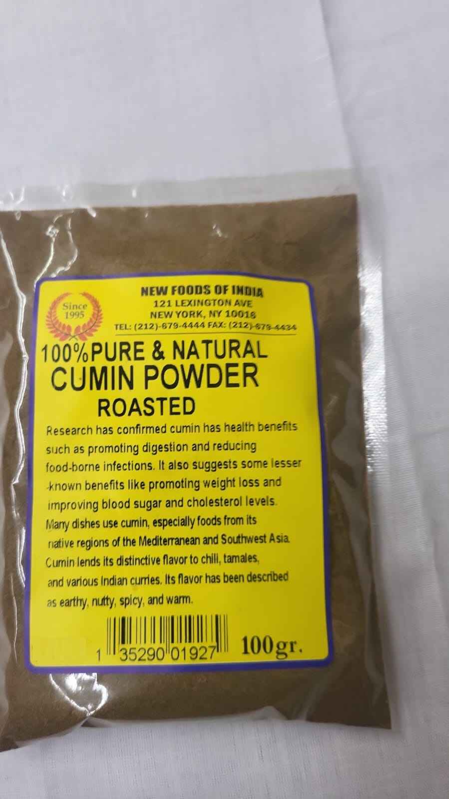 Pure And Natural Cumin Powder Roasted