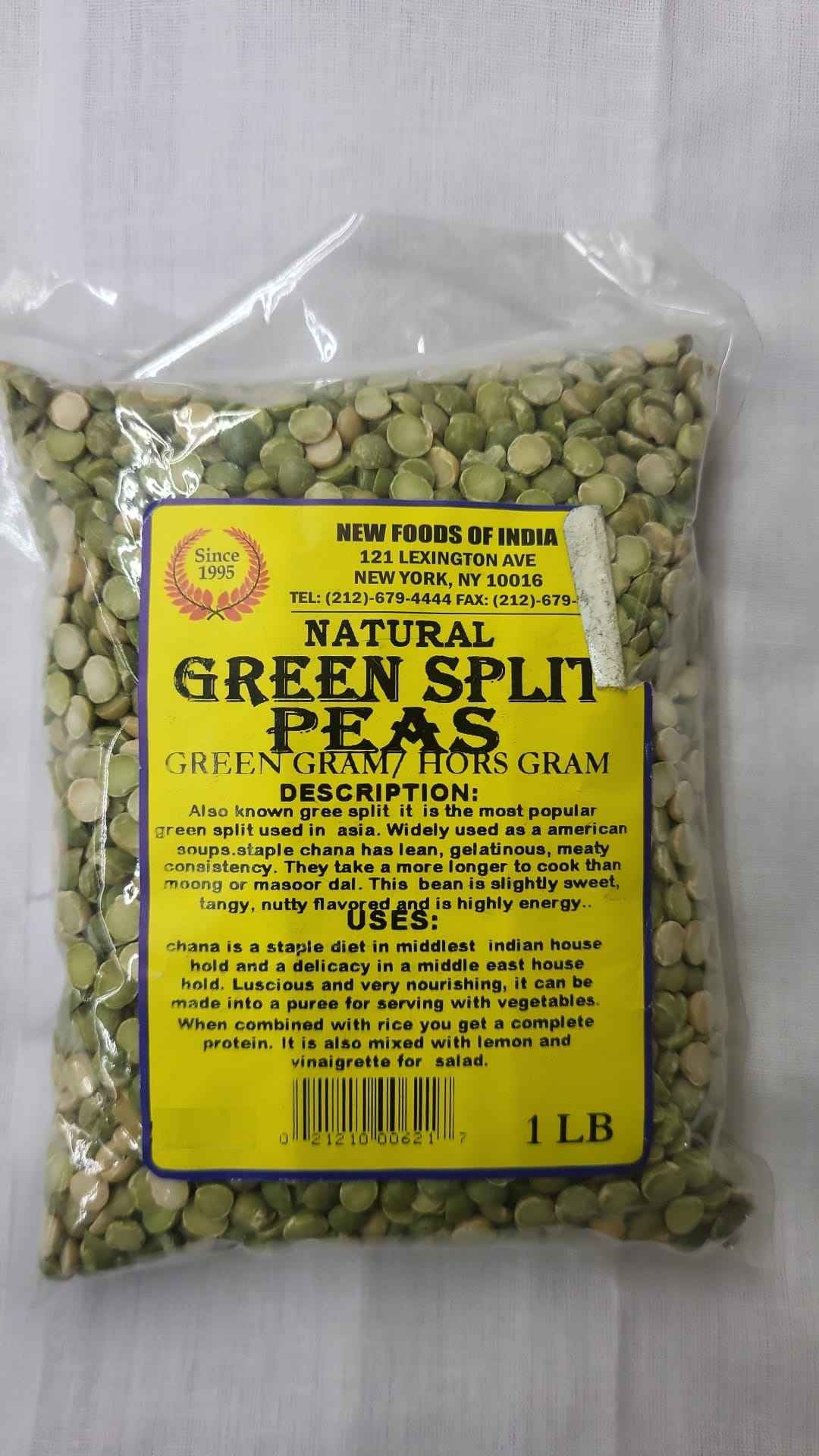 Natural Green Split Peas