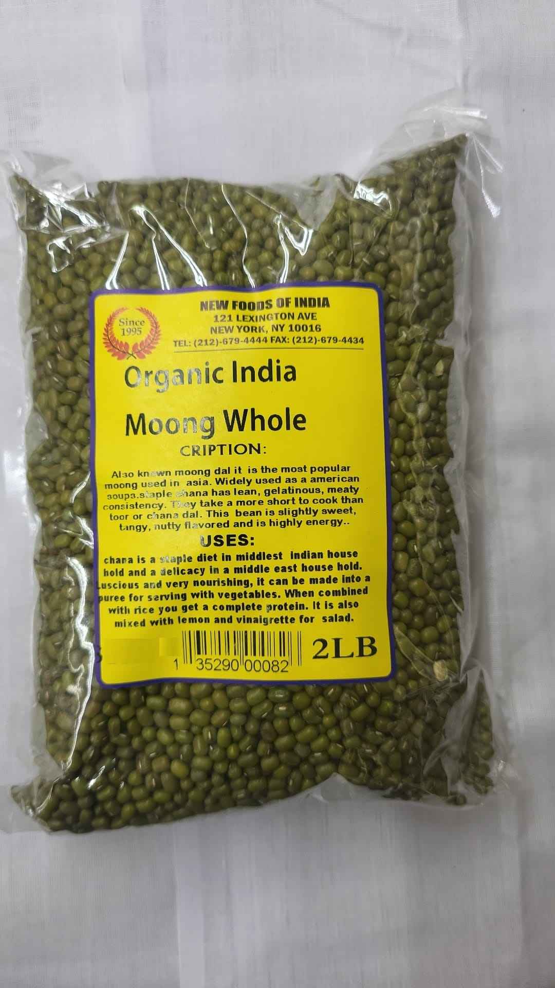 Organic India Moong Whole