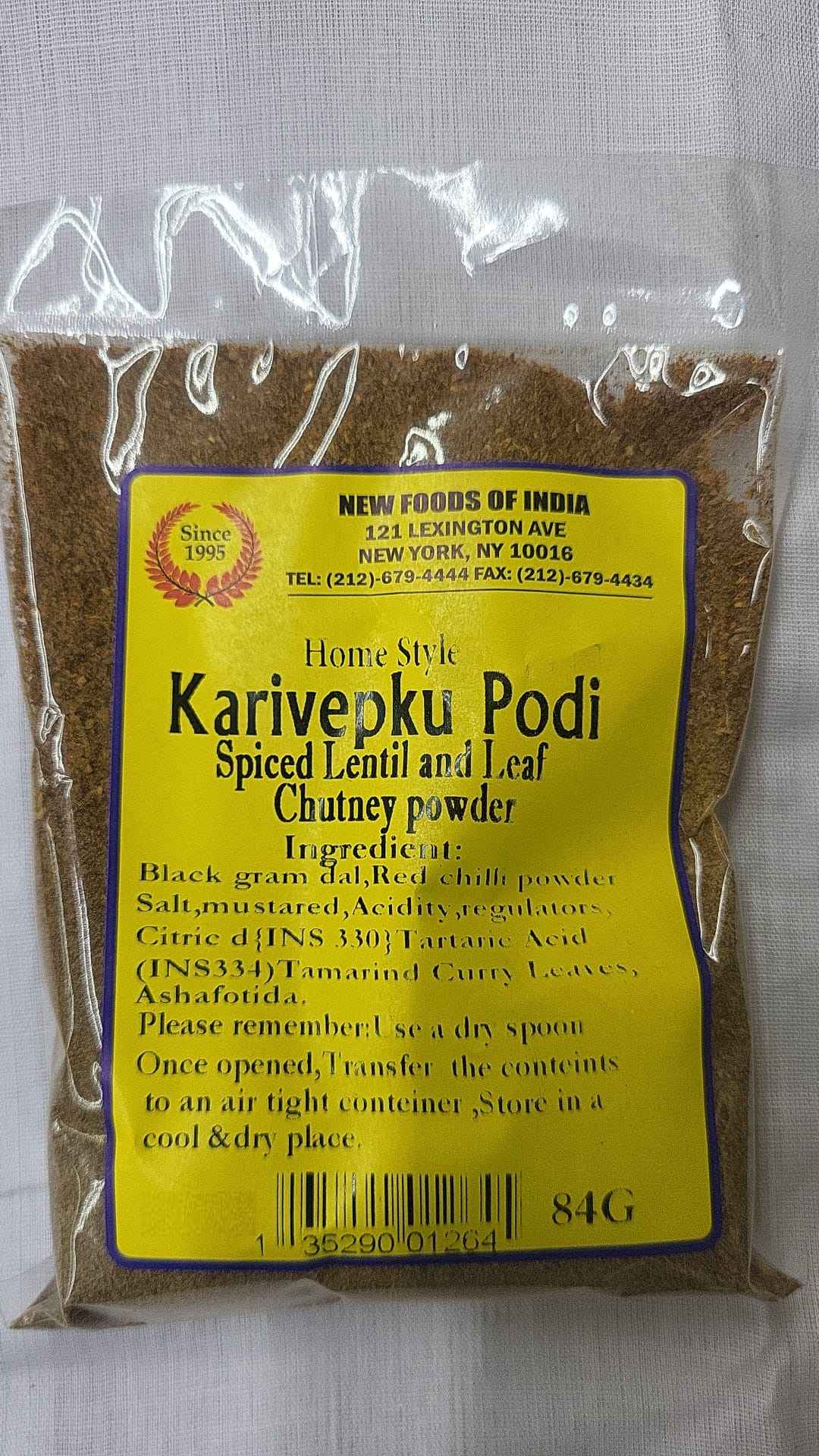 Homestyle Kairvepku Podi