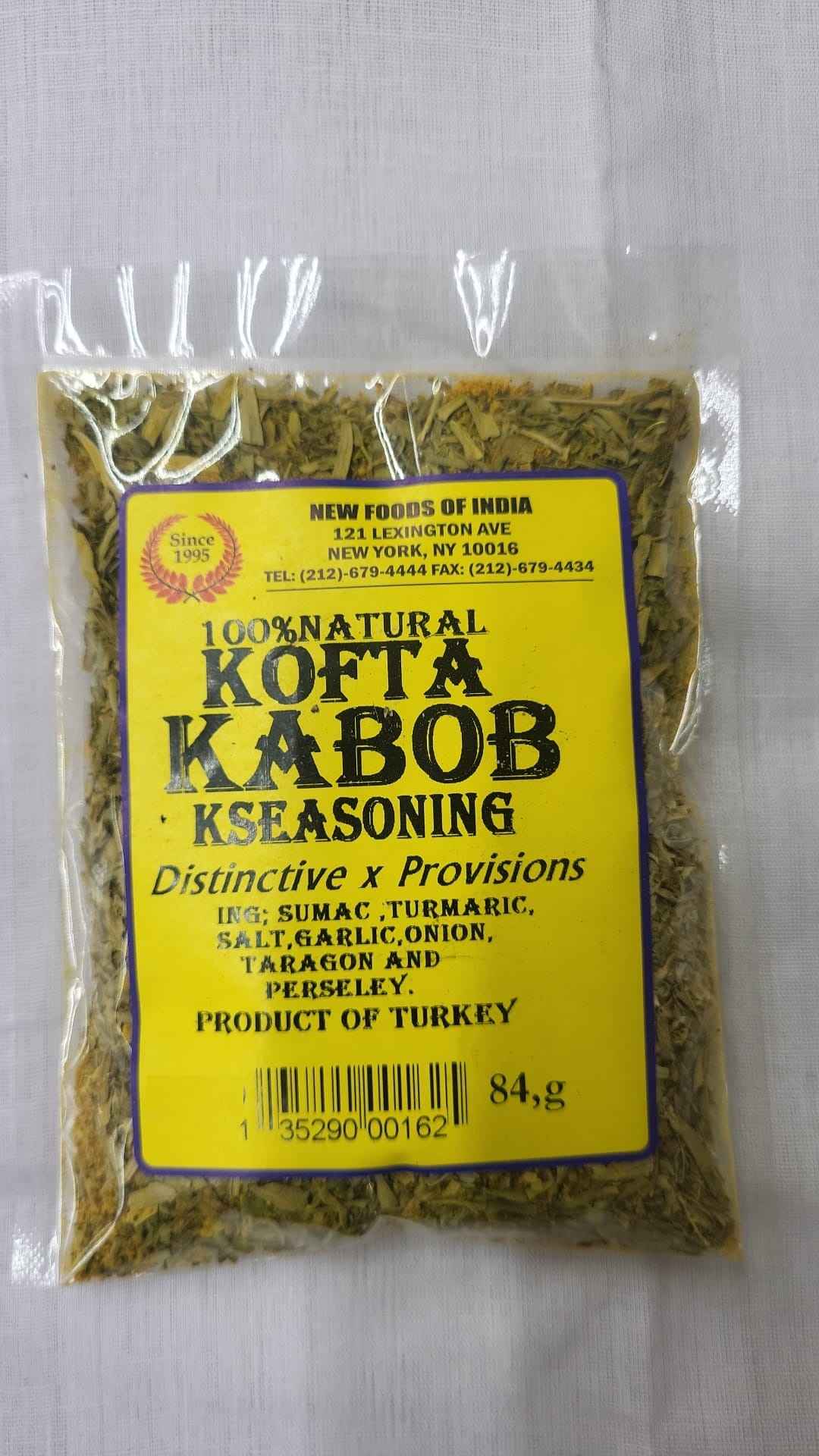 Natural Kofta Kabob KSeasoning