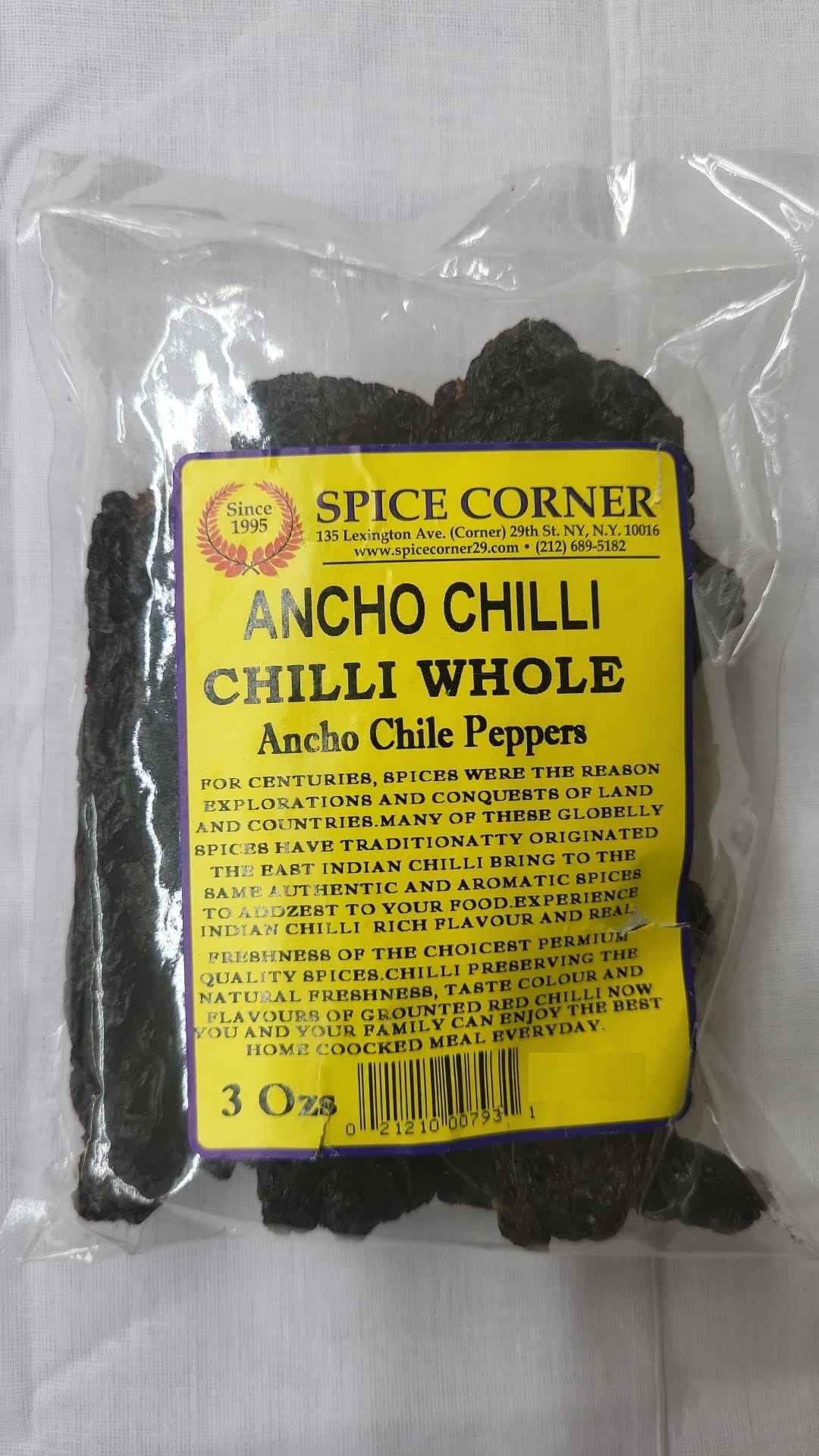 Ancho Chilli Whole