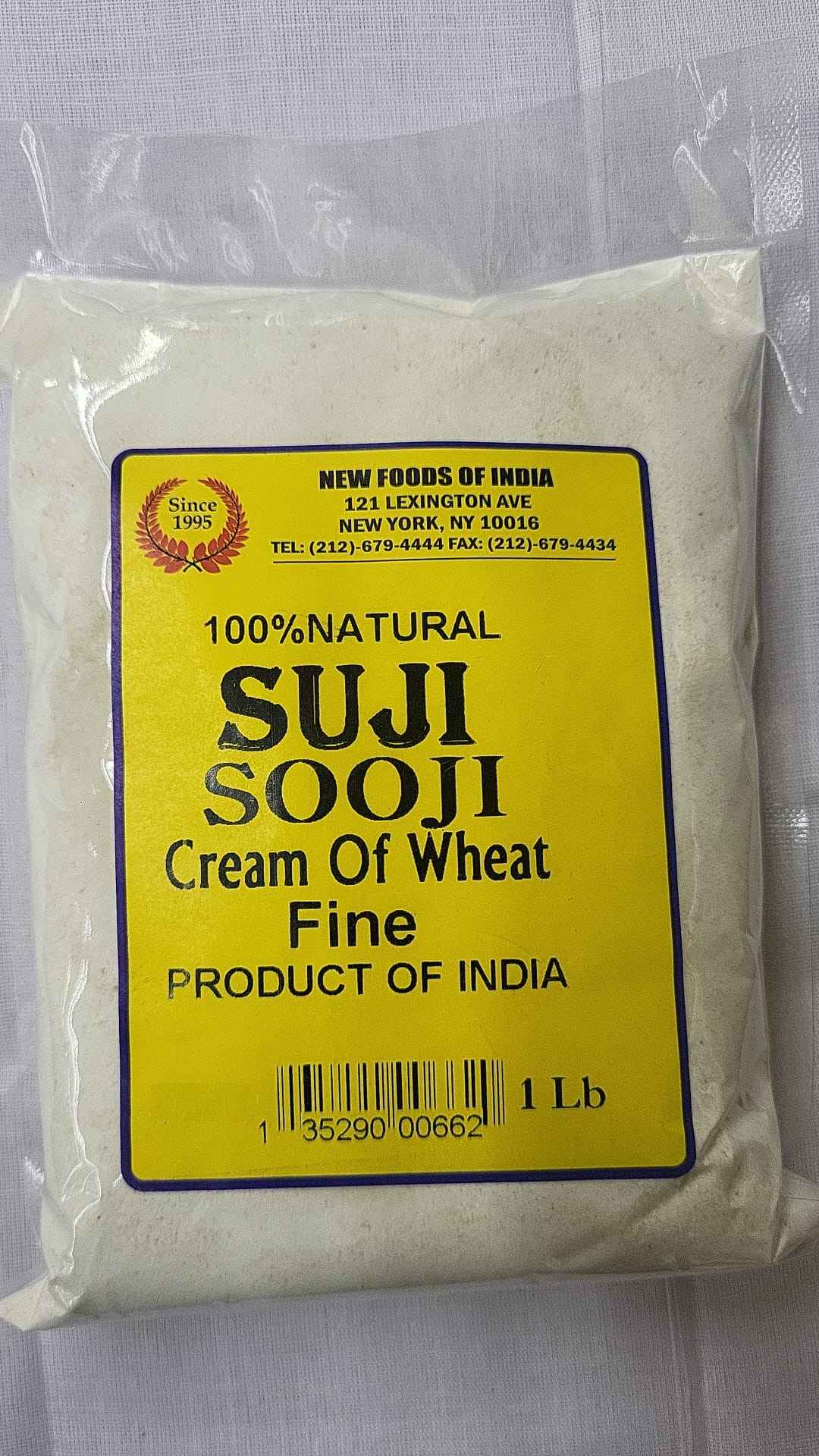 Natural Suji Cream Of Wheat
