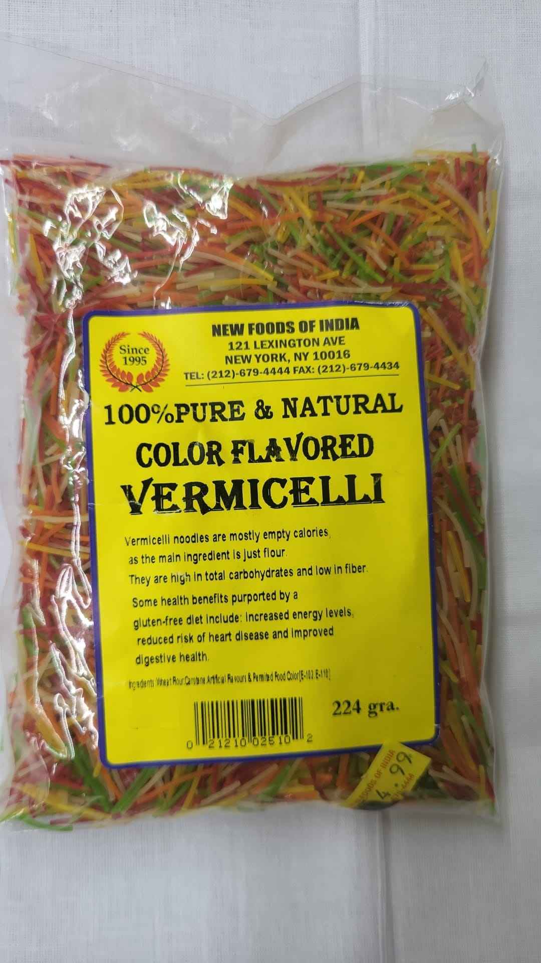 Natural Color Flavored Vermicelli