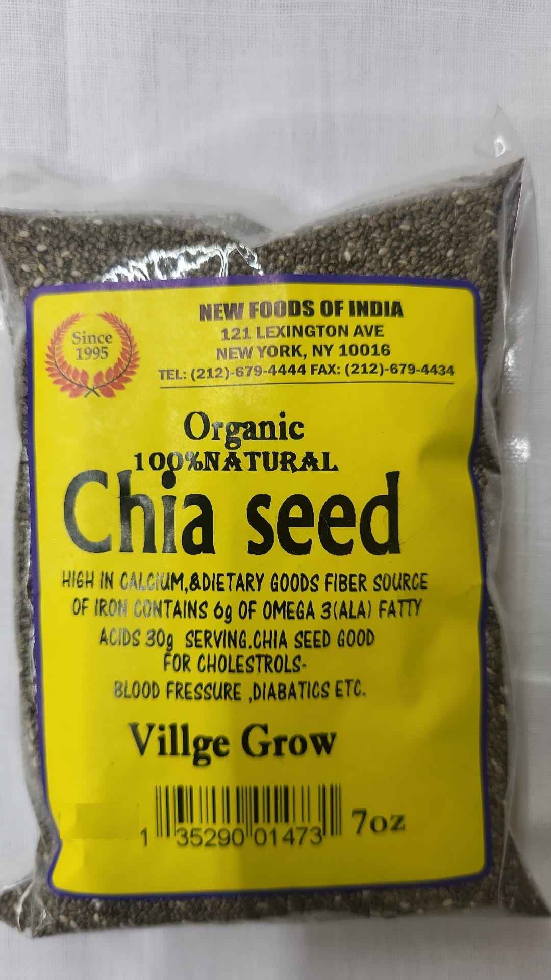 Organic Natural Chia Seed