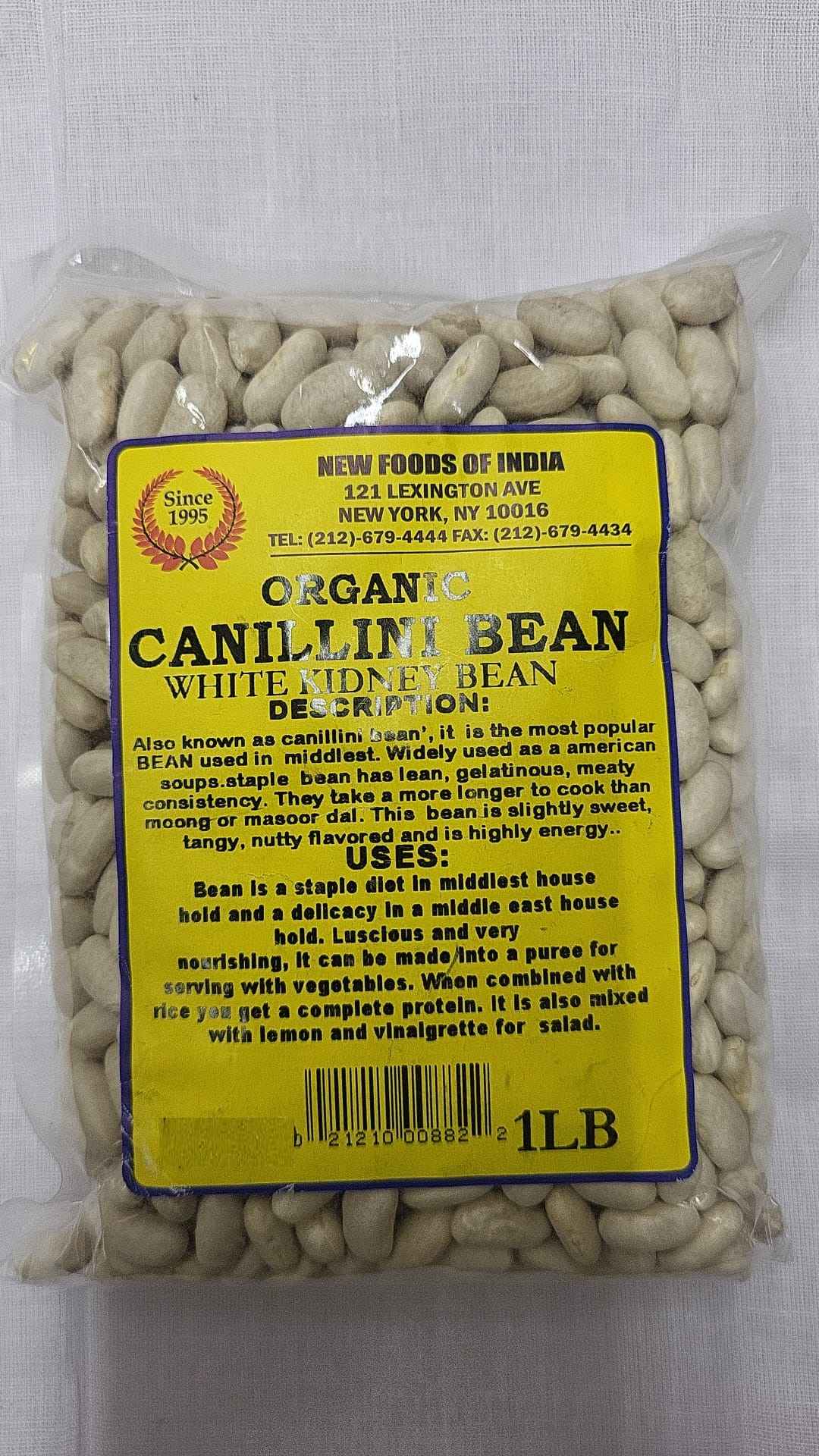 Organic Canillini Bean White Kidney Bean