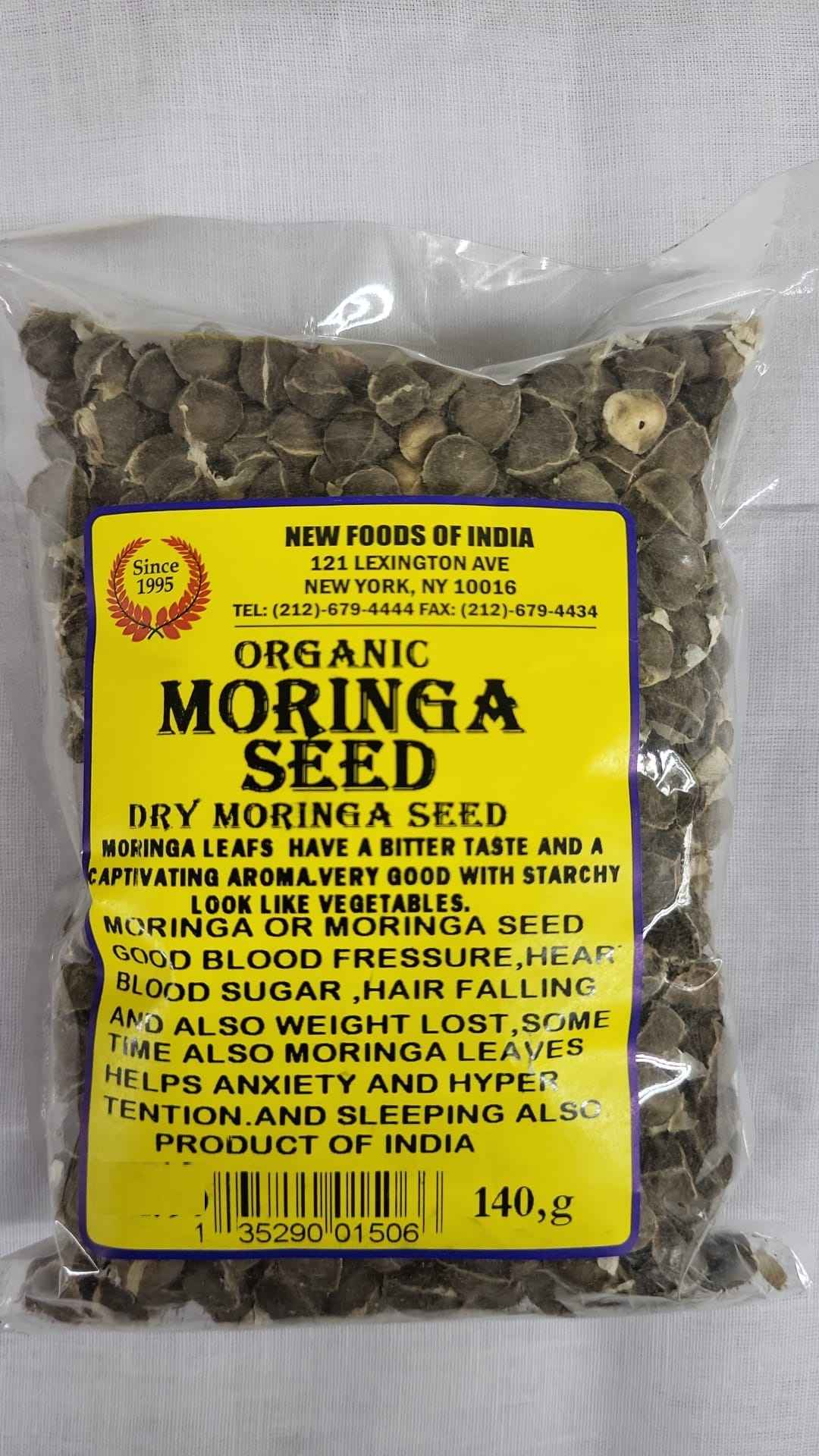 Organic Moringa Seed