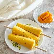 Cylindrical Mango Kulfi