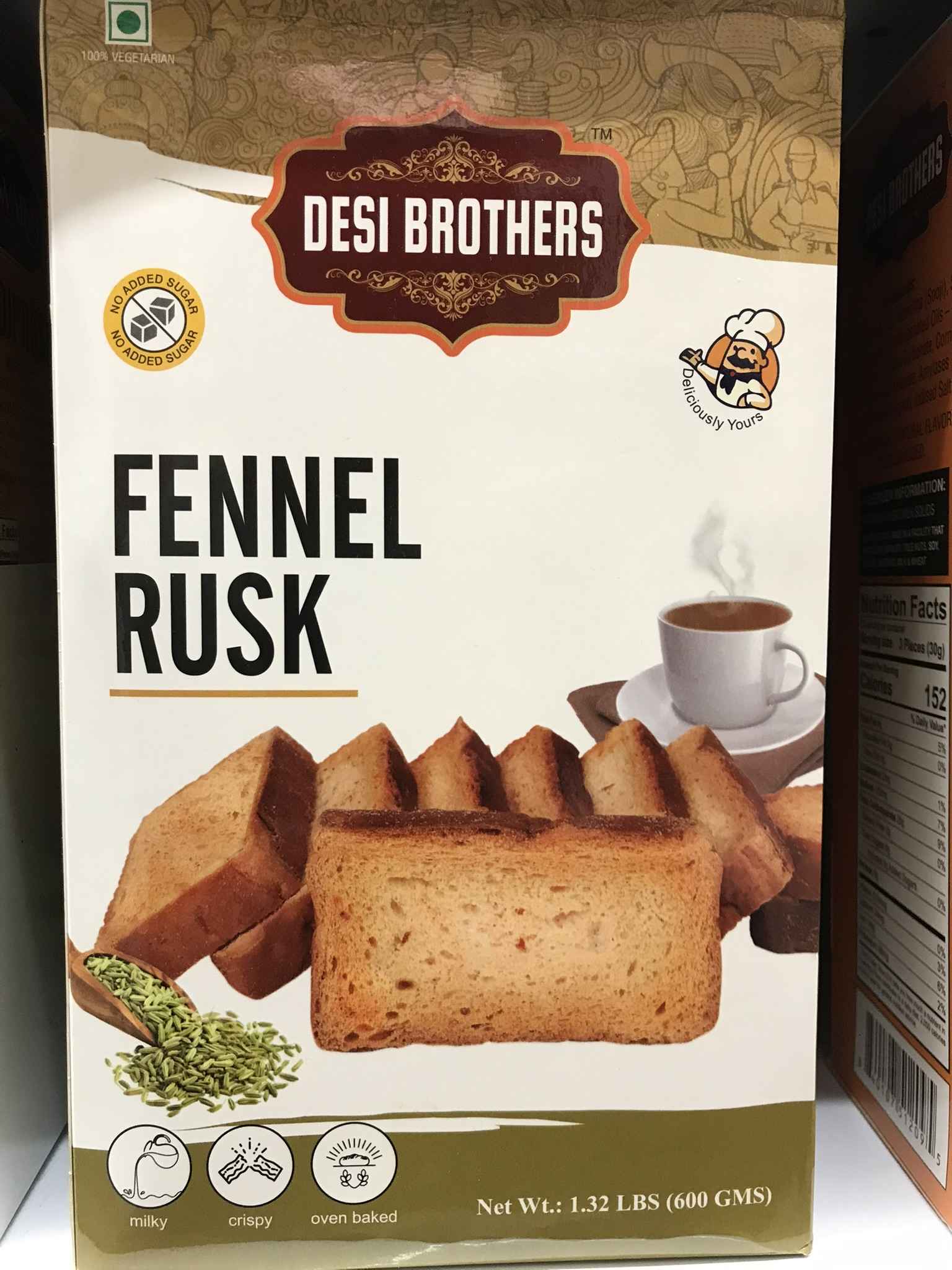 DESI BOTHERS FENNEL RUSK