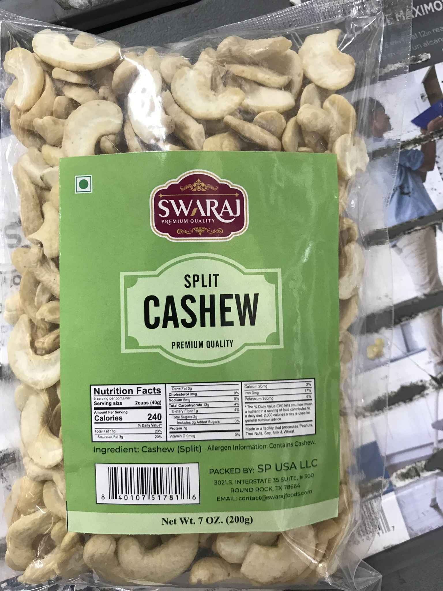 SWARAJ CASHEW SPLIT